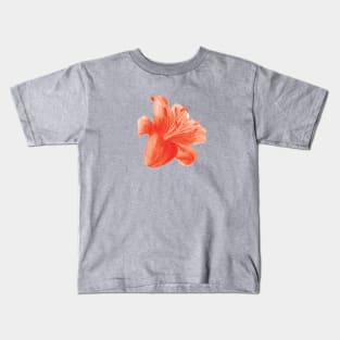Red Lily Flower Kids T-Shirt